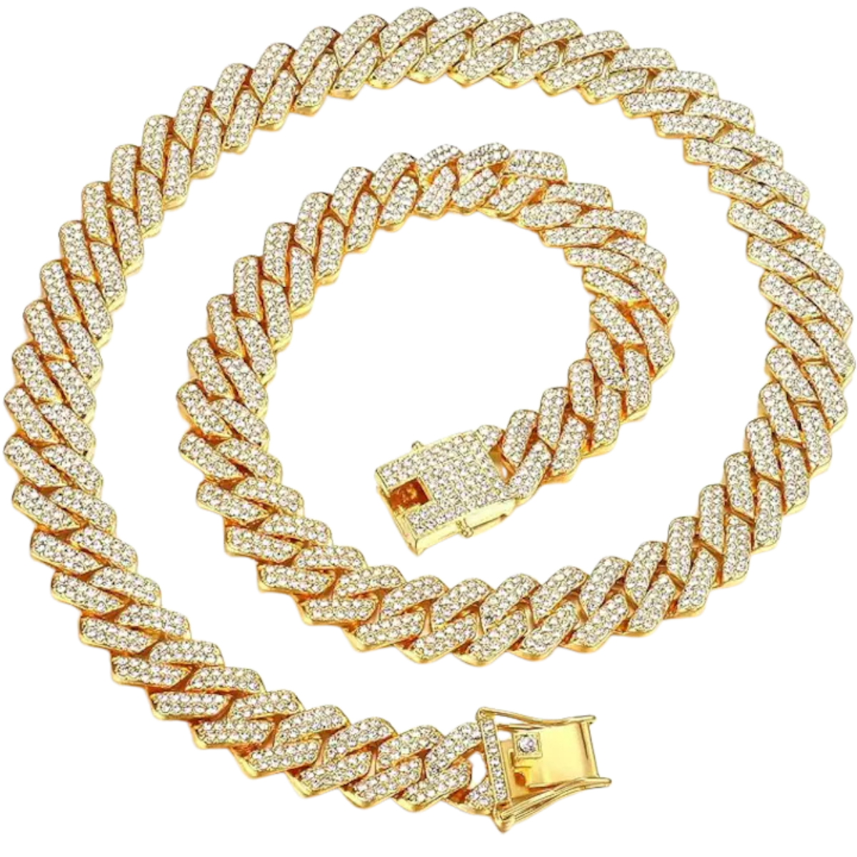 Colier model Cuban Auriu