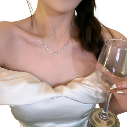 Colier model Funda Argintiu