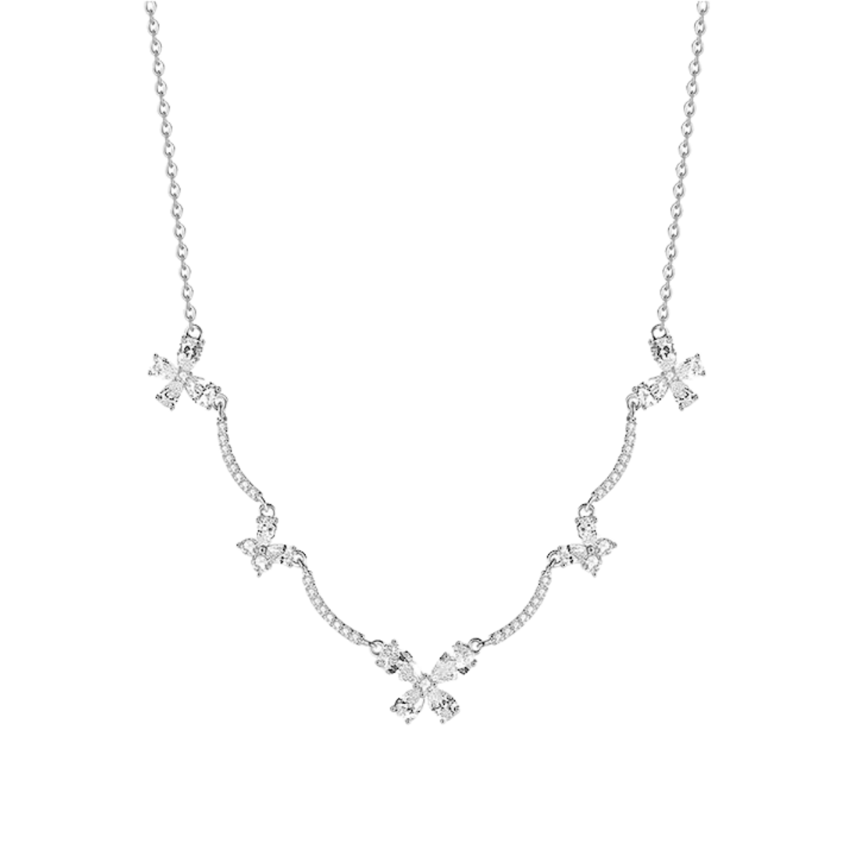 Colier model Funda Argintiu