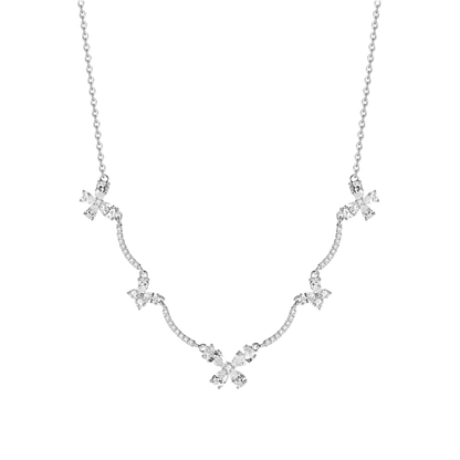 Colier model Funda Argintiu