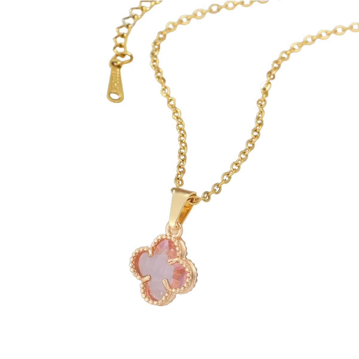 Colier model Trifoi Roz