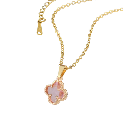 Colier model Trifoi Roz