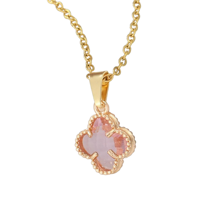 Colier model Trifoi Roz