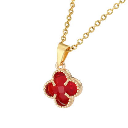 Colier model Trifoi Roșu